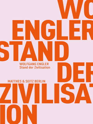 cover image of Stand der Zivilisation